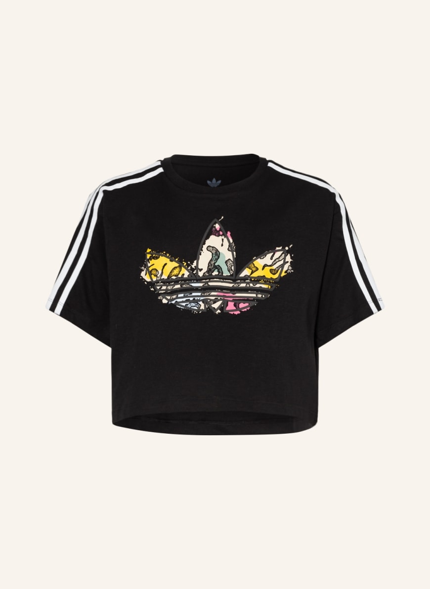 adidas Originals Cropped-Shirt, Farbe: SCHWARZ (Bild 1)