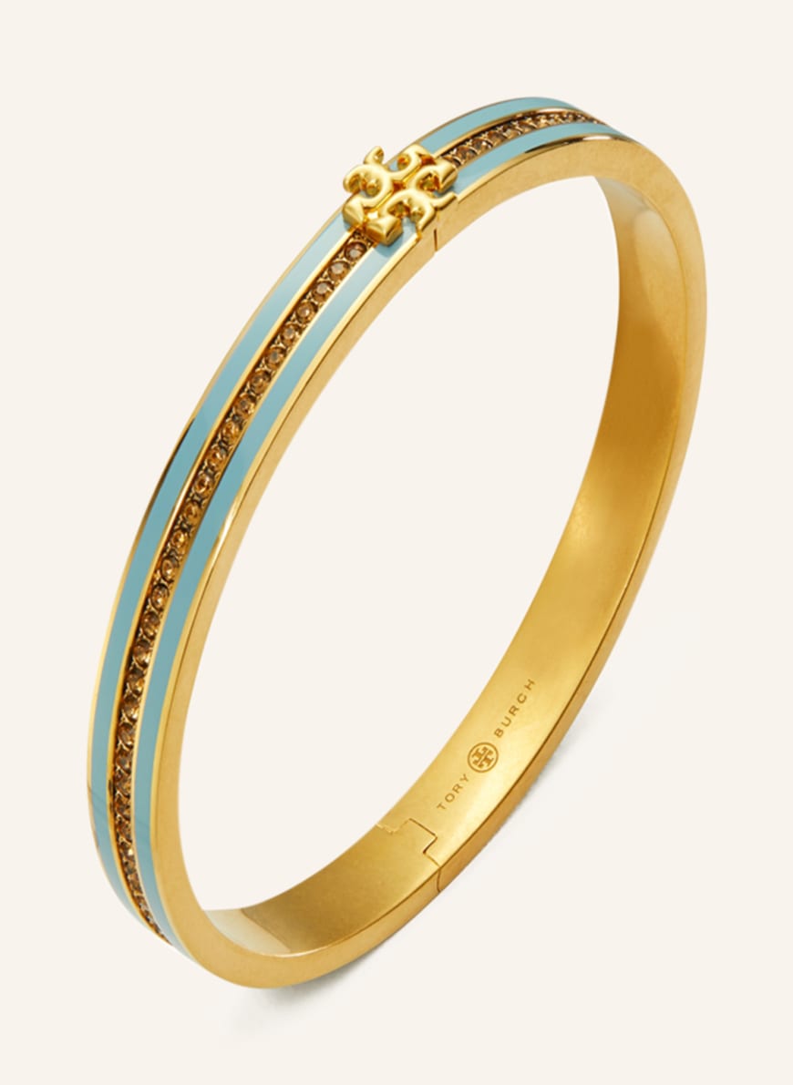 TORY BURCH Bracelet KIRA in light blue/ gold | Breuninger