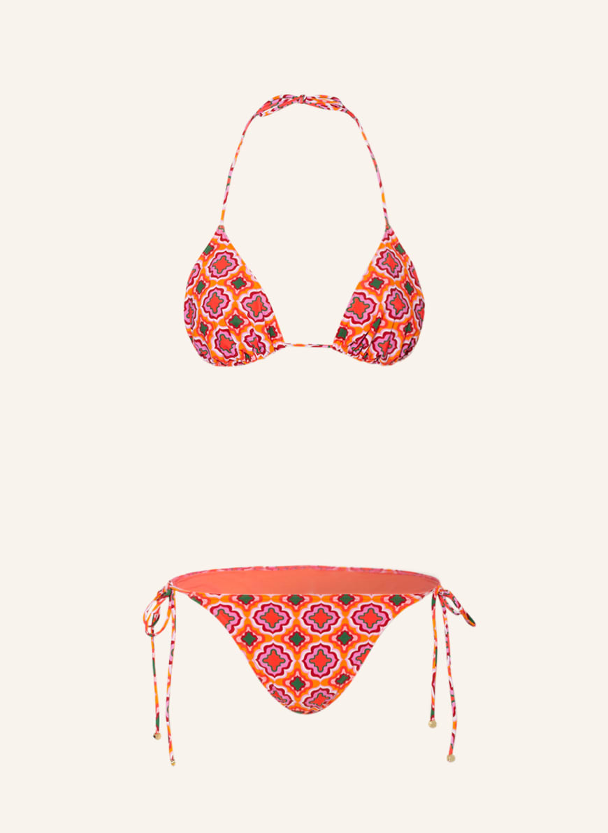 ETRO Triangel-Bikini , Farbe: ORANGE/ ROT/ GRÜN (Bild 1)