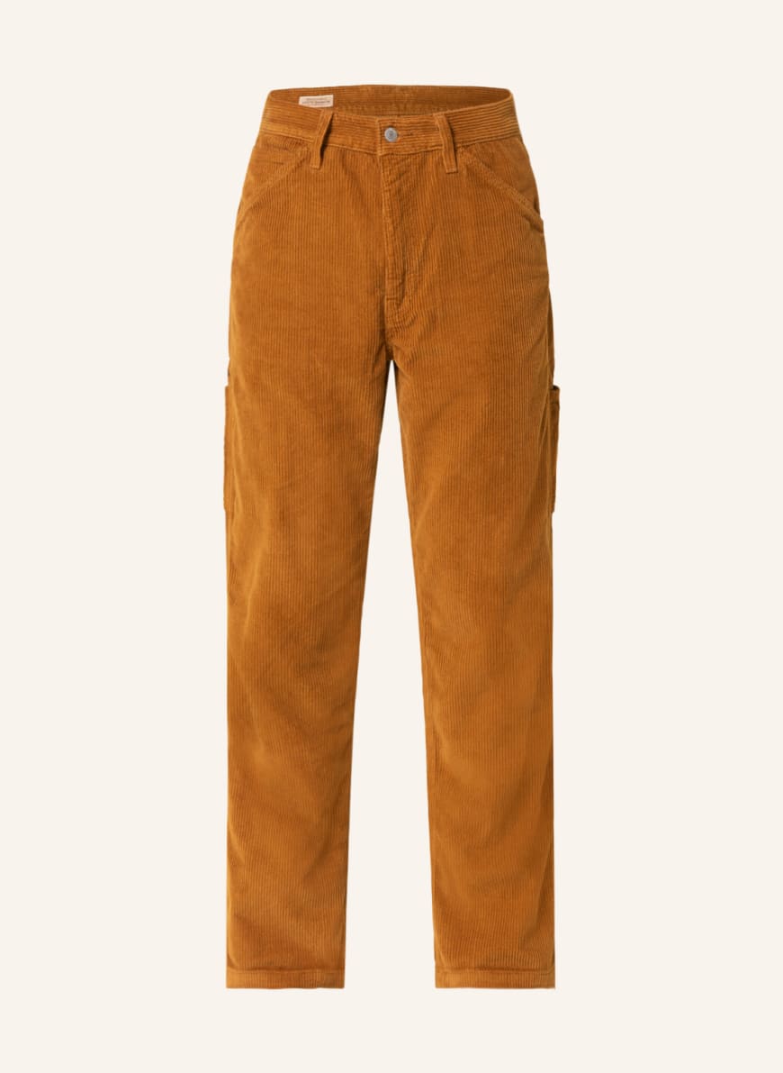 Levi's® Corduroy Trousers 568 STAY LOOSE regular fit in cognac | Breuninger