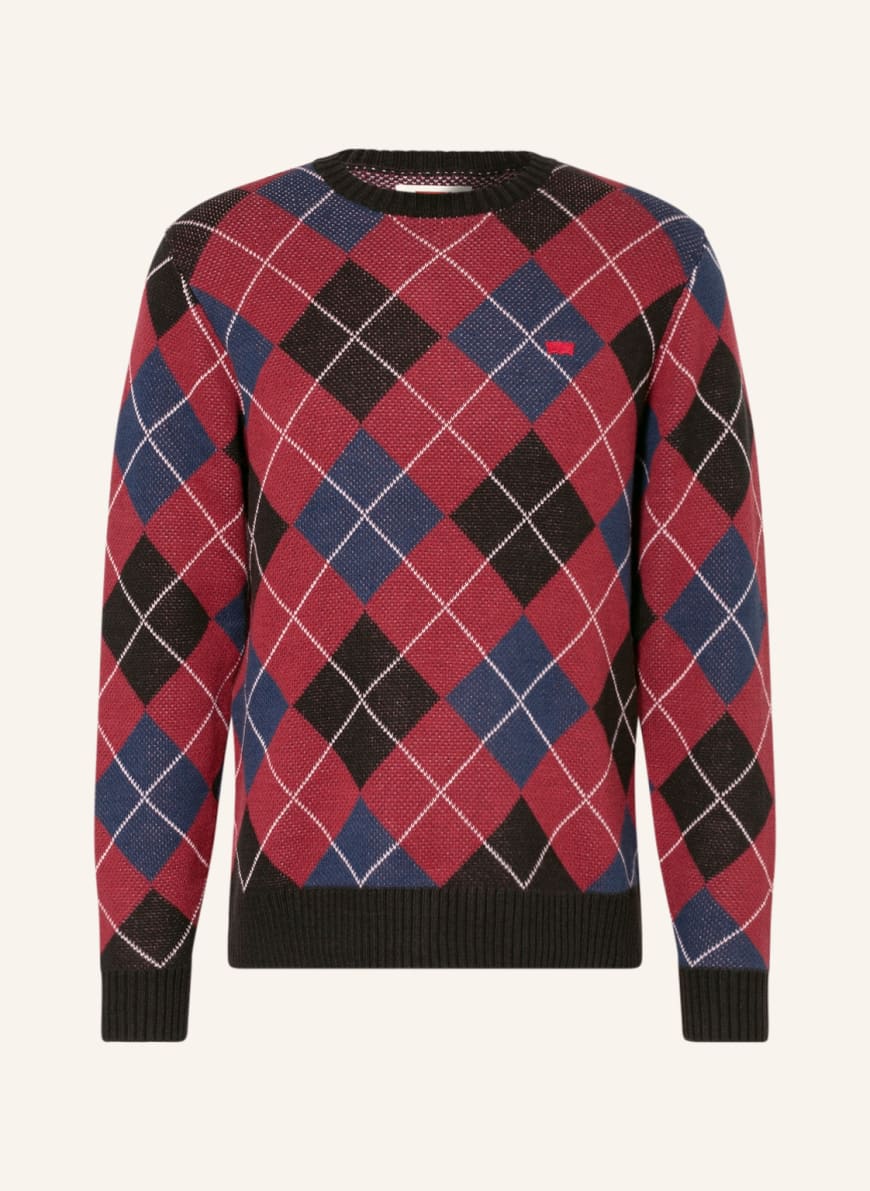 Levi's® Sweater , Color: DARK RED/ DARK BLUE/ BLACK (Image 1)