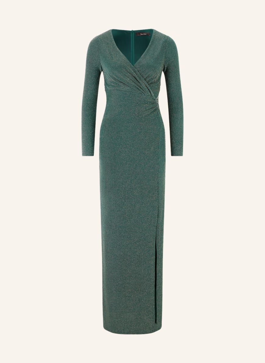 Vera Mont Kleid mit Glitzergarn, Farbe: GRÜN (Bild 1)