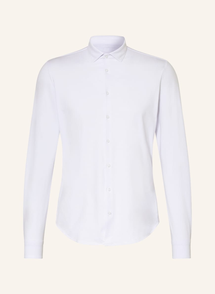 Q1 Manufaktur Jersey shirt slim fit, Color: WHITE(Image 1)