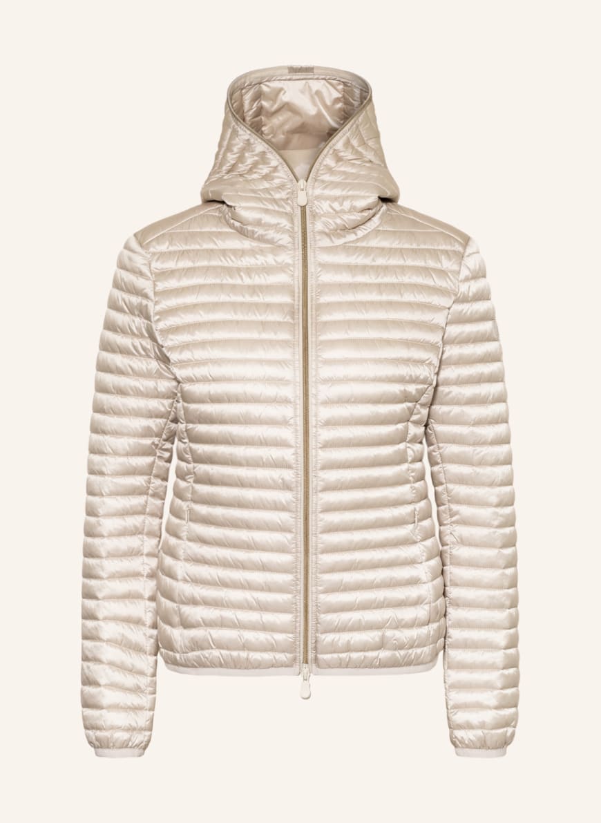 SAVE THE DUCK Quilted jacket IRIS ALEXA, Color: 40019 rainy beige hellbeige(Image 1)