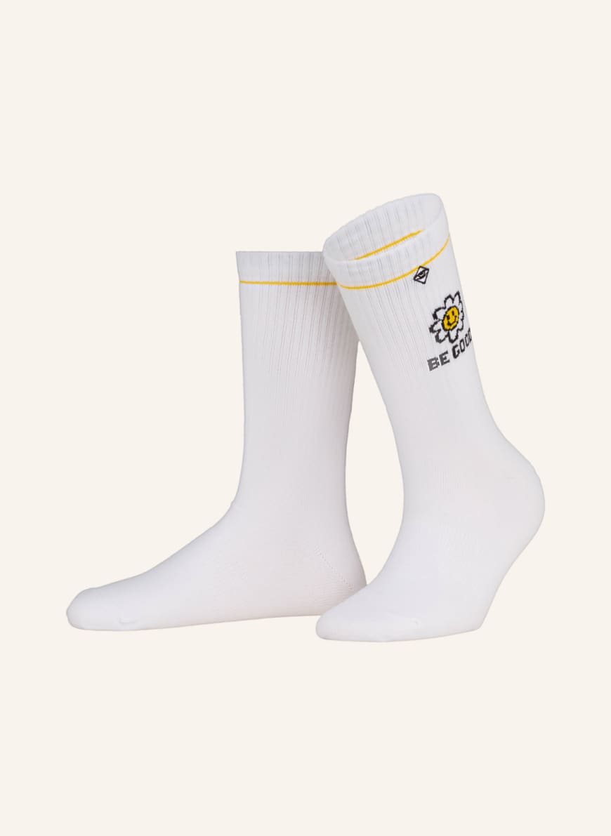J.CLAY Socks BE GOOD, Color: WHITE(Image 1)