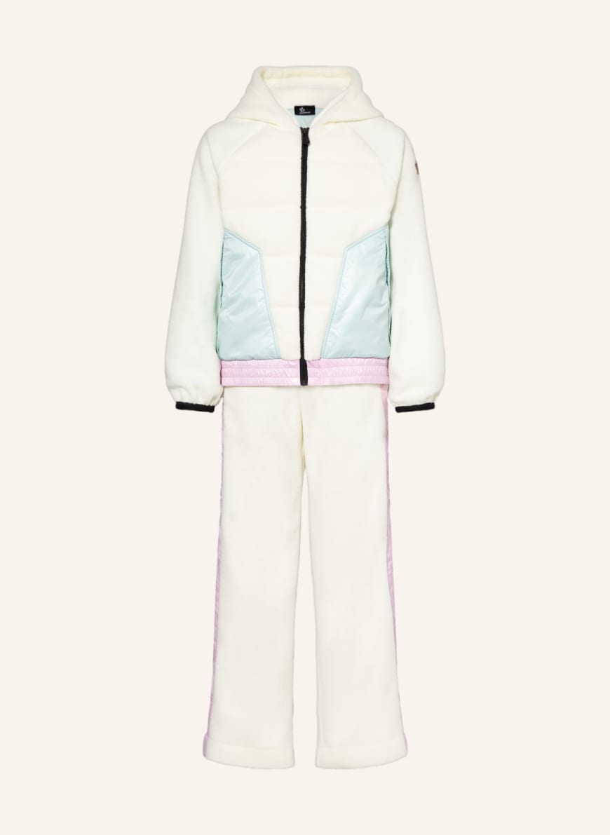 MONCLER enfant Trainingsanzug aus Fleece, Farbe: ECRU/ MINT/ ROSA (Bild 1)