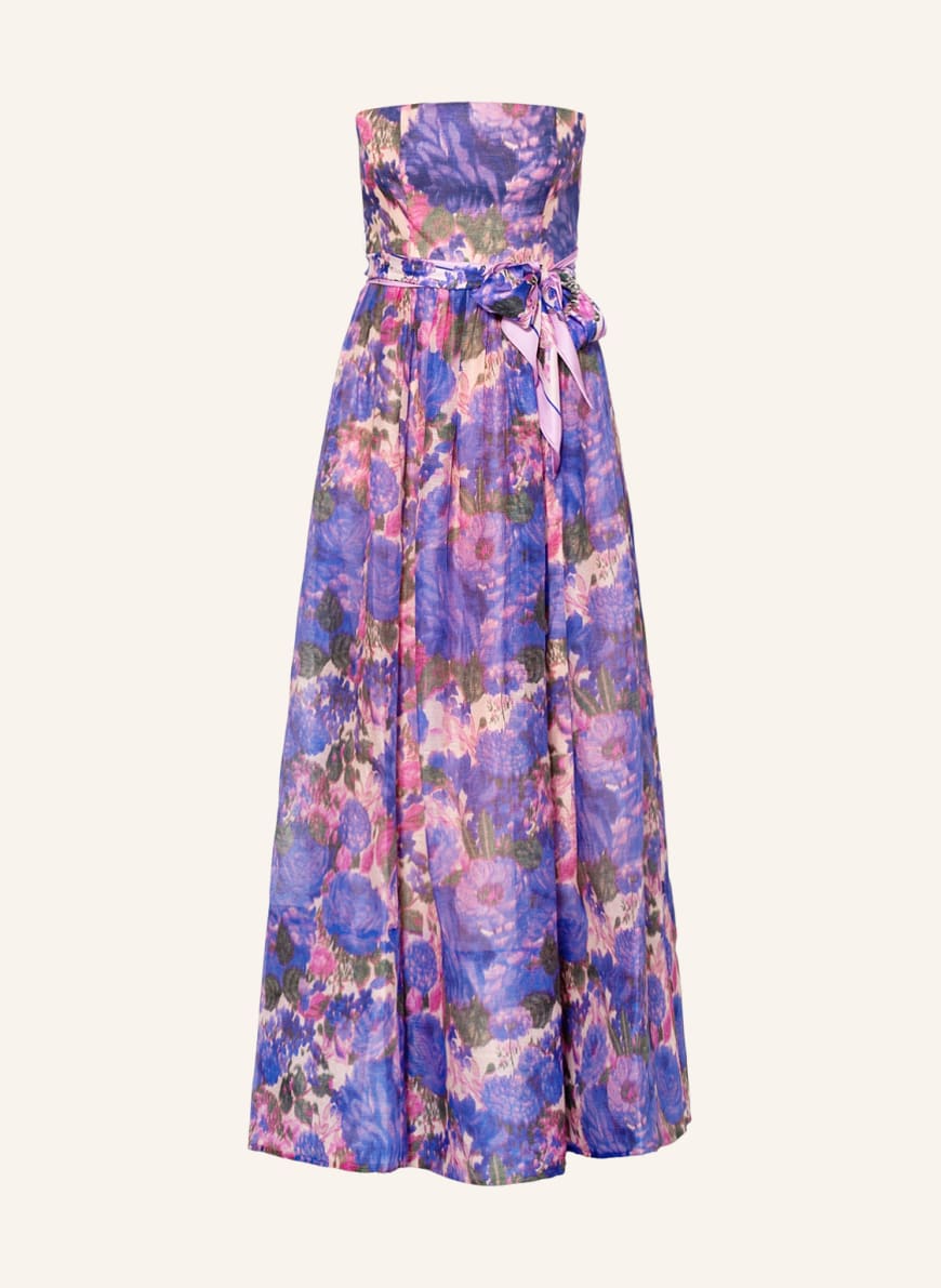 ZIMMERMANN Dress HIGH TIDE with linen and silk, Color: PURPLE/ PINK (Image 1)