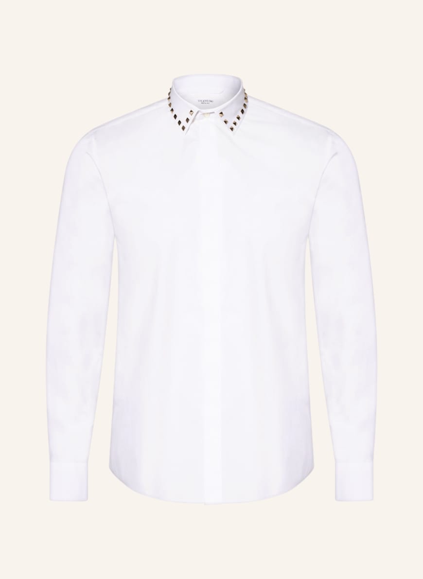VALENTINO Hemd Regular Fit mit Nieten , Farbe: WEISS (Bild 1)