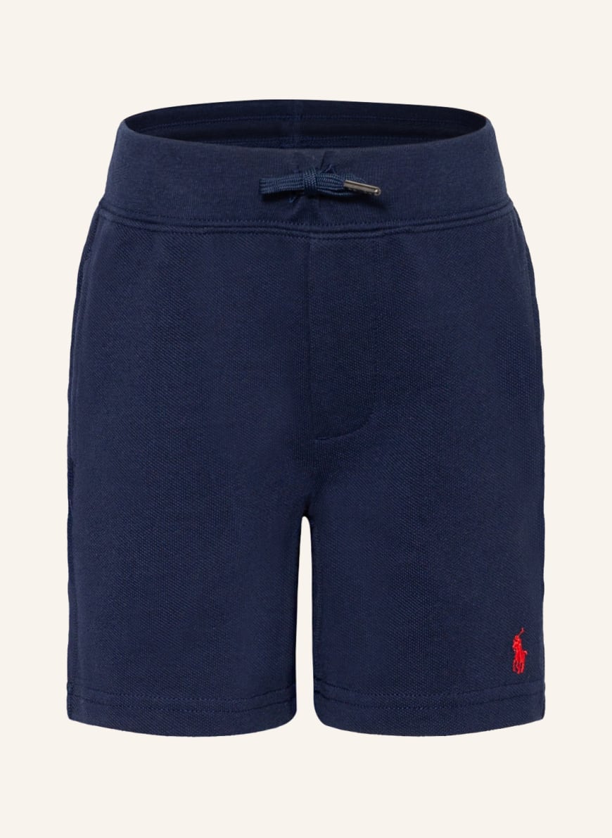 POLO RALPH LAUREN Piqué-Shorts, Farbe: DUNKELBLAU (Bild 1)