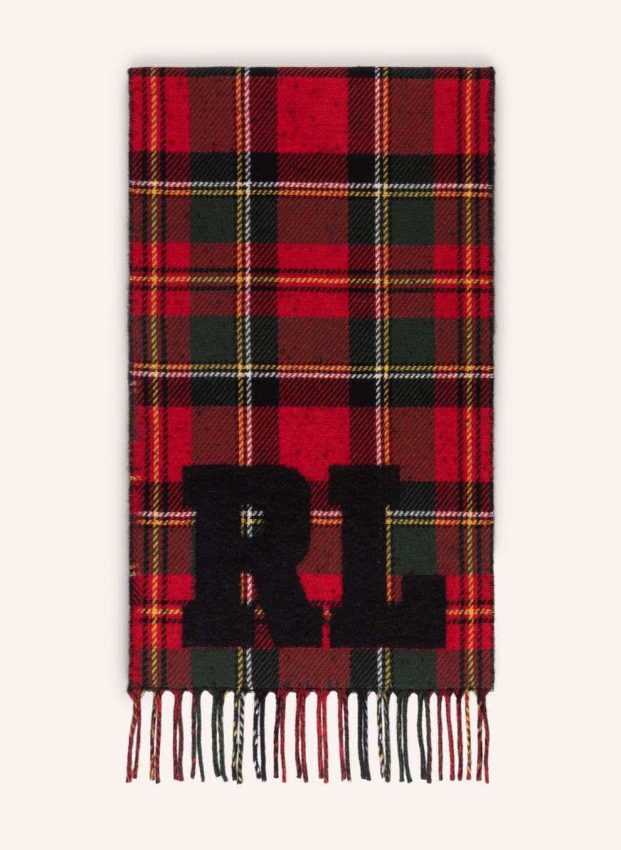 POLO RALPH LAUREN Scarf, Color: RED/ GREEN/ BLACK (Image 1)