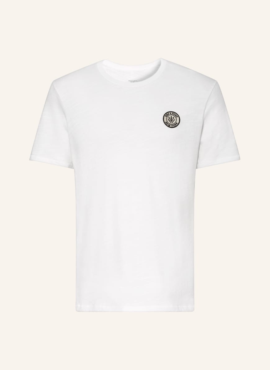 rag & bone T-shirt, Color: WHITE (Image 1)