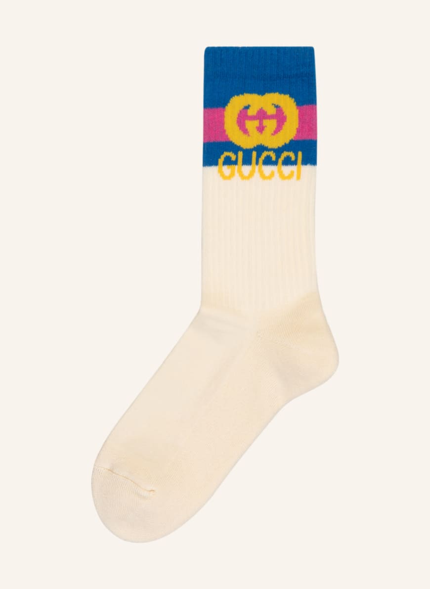 GUCCI Socken, Farbe: 9368 CREAM/BLUE (Bild 1)