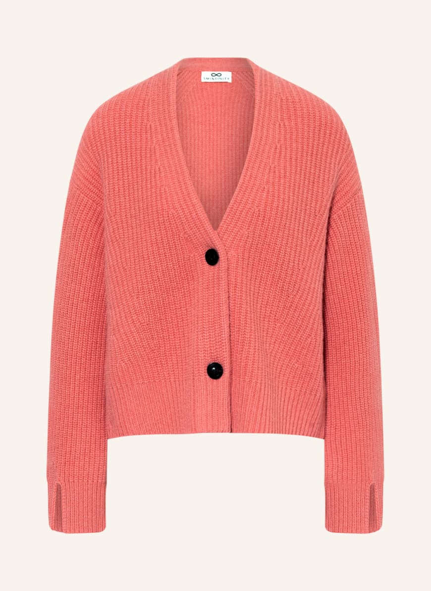 SMINFINITY Cashmere cardigan , Color: LIGHT RED(Image 1)