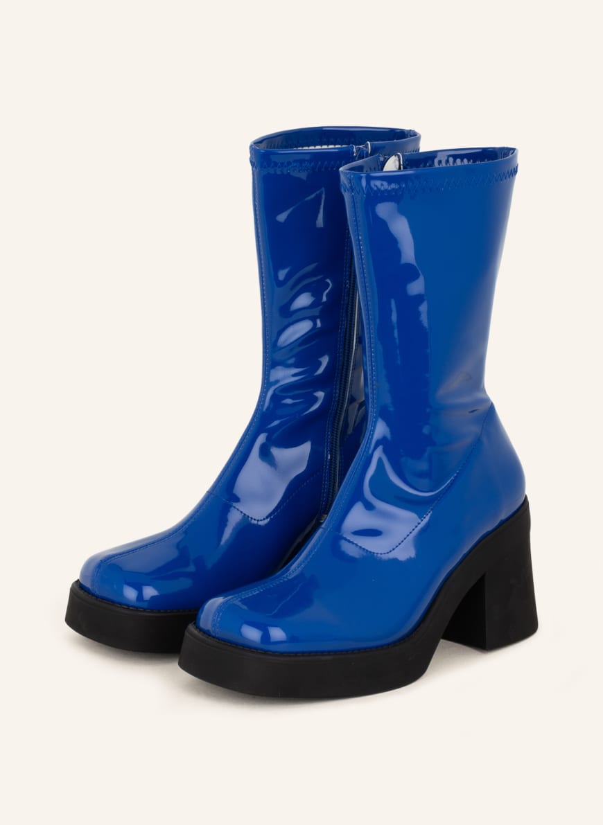 MIISTA Platform ankle boots NOELY, Color: BLUE (Image 1)