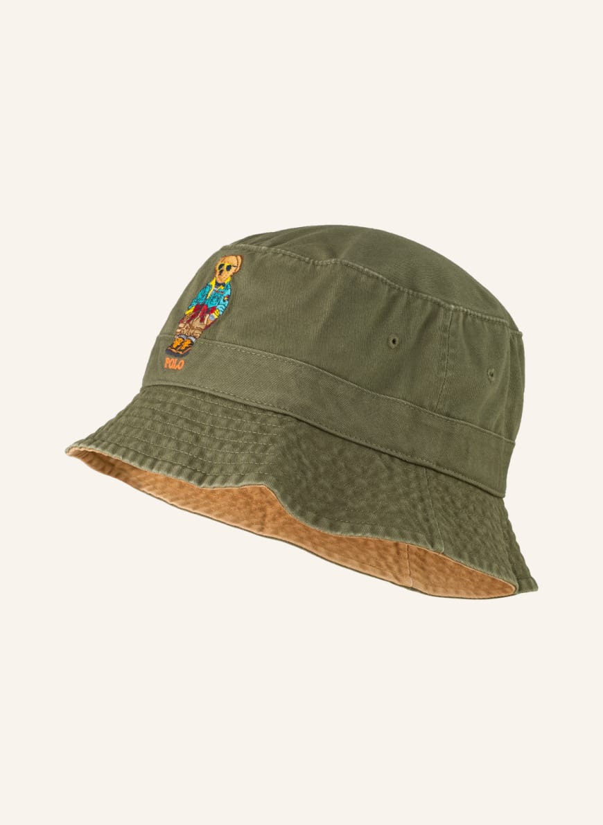 POLO RALPH LAUREN Bucket hat , Color: OLIVE (Image 1)
