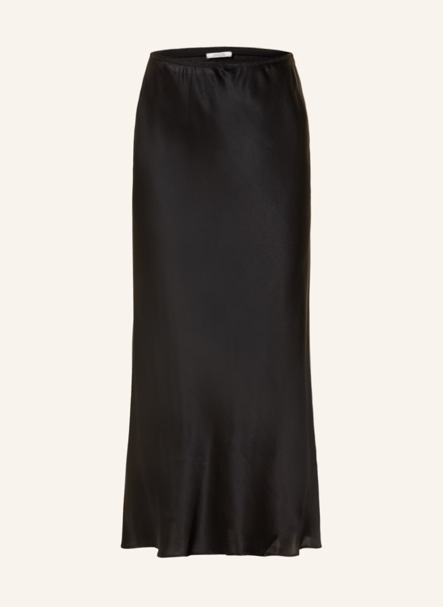 DOROTHEE SCHUMACHER Satin skirt, Color: BLACK (Image 1)