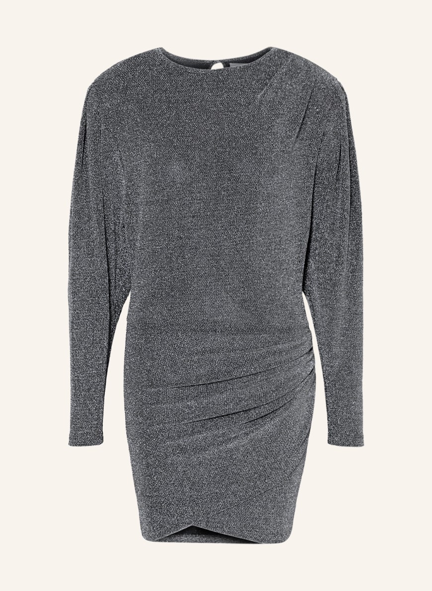 ISABEL MARANT ÉTOILE Kleid BENEDICTE mit Glitzergarn, Farbe: SCHWARZ/ SILBER (Bild 1)