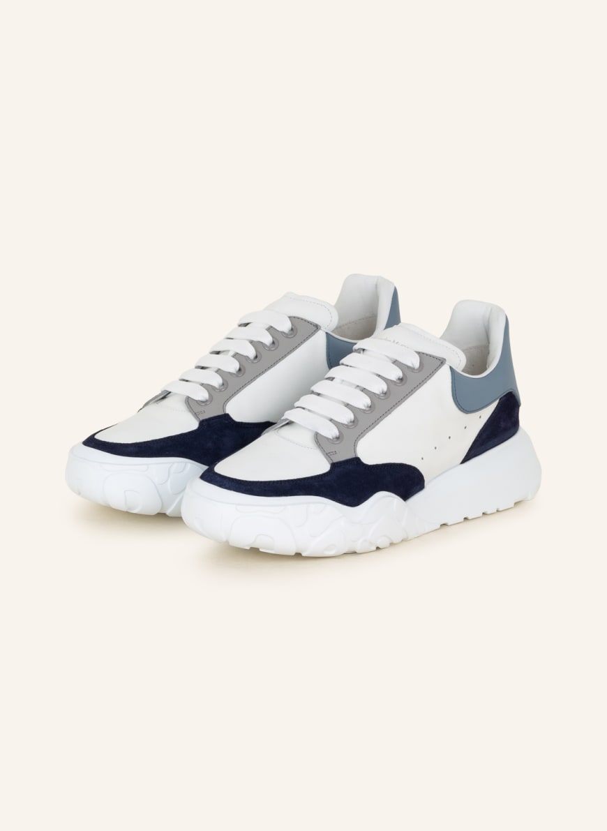 Alexander McQUEEN Sneakers NEW COURT, Color: WHITE/ DARK BLUE/ GRAY (Image 1)