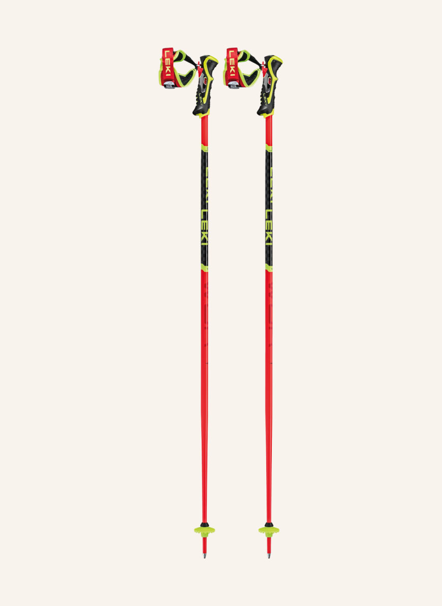 LEKI Ski poles WCR TBS SL 3D, Color: NEON ORANGE/ BLACK/ NEON YELLOW (Image 1)