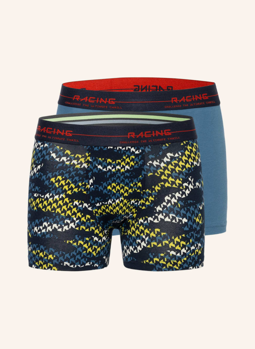 Sanetta 2er-Pack Boxershorts , Farbe: BLAU/ DUNKELBLAU (Bild 1)