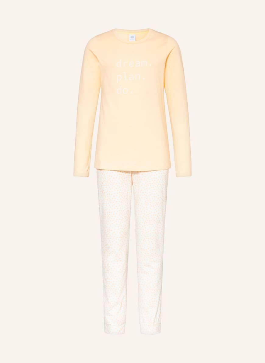 Sanetta Schlafanzug, Farbe: HELLORANGE/ WEISS (Bild 1)