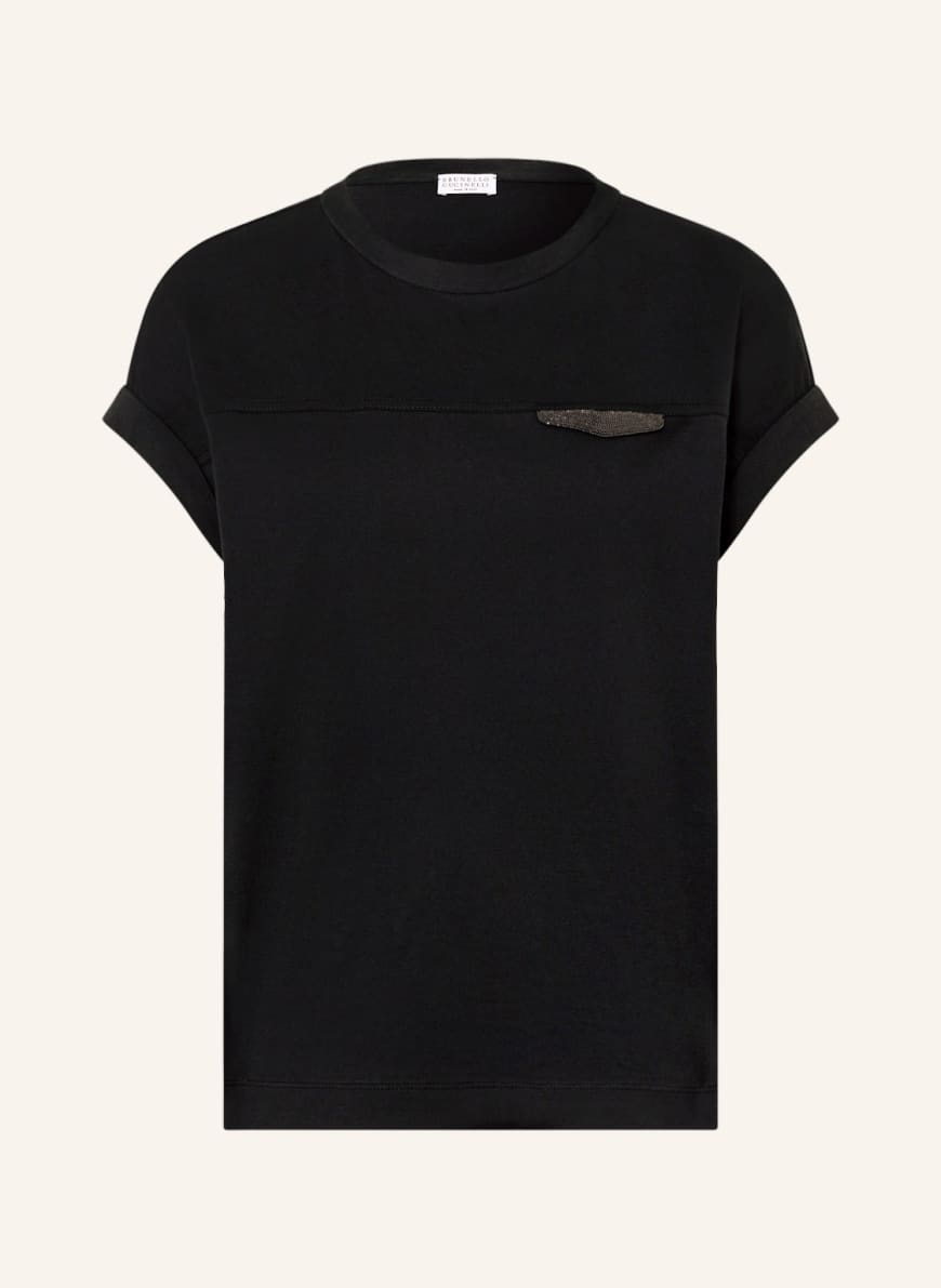 BRUNELLO CUCINELLI T-shirt , Color: BLACK (Image 1)