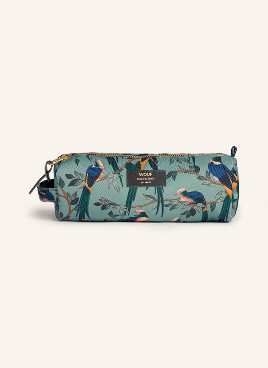 WOUF Pen case SUZANNE, Color: MINT/ GREEN/ BROWN (Image 1)