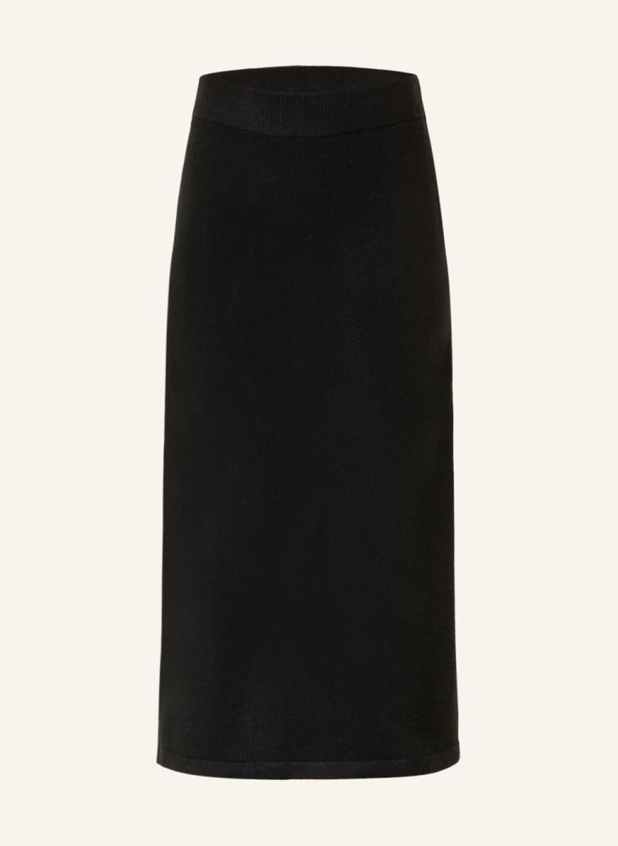 CARTOON Knit skirt, Color: BLACK (Image 1)