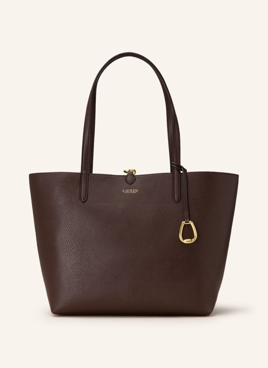LAUREN RALPH LAUREN Shopper zum Wenden, Farbe: DUNKELBRAUN/ BEIGE/ PINK (Bild 1)