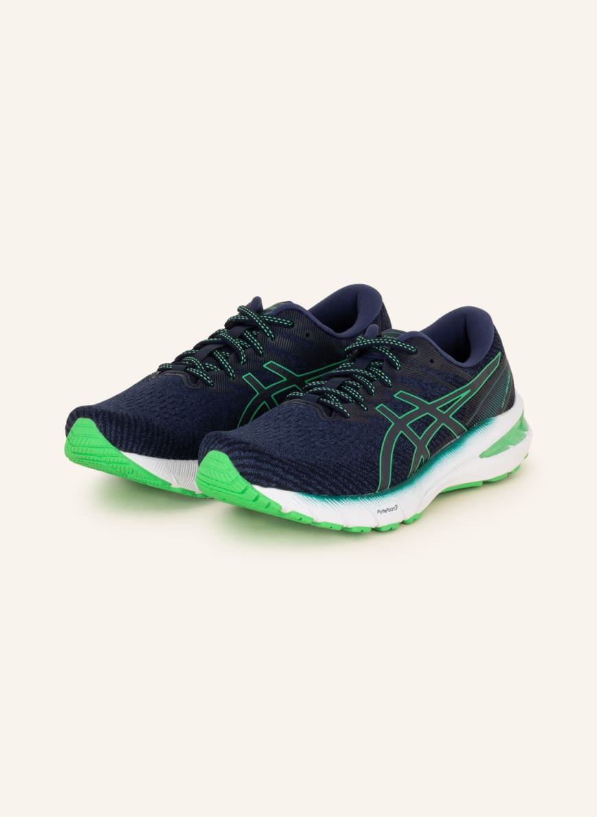 ASICS Running shoes GT-2000™ 10, Color: DARK BLUE/ NEON GREEN(Image 1)