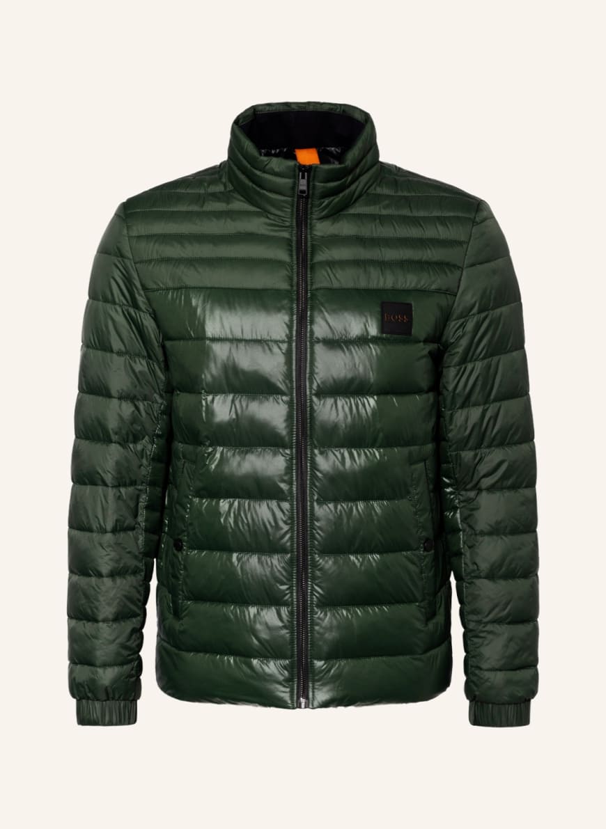 BOSS Quilted jacket ODEN, Color: GREEN (Image 1)