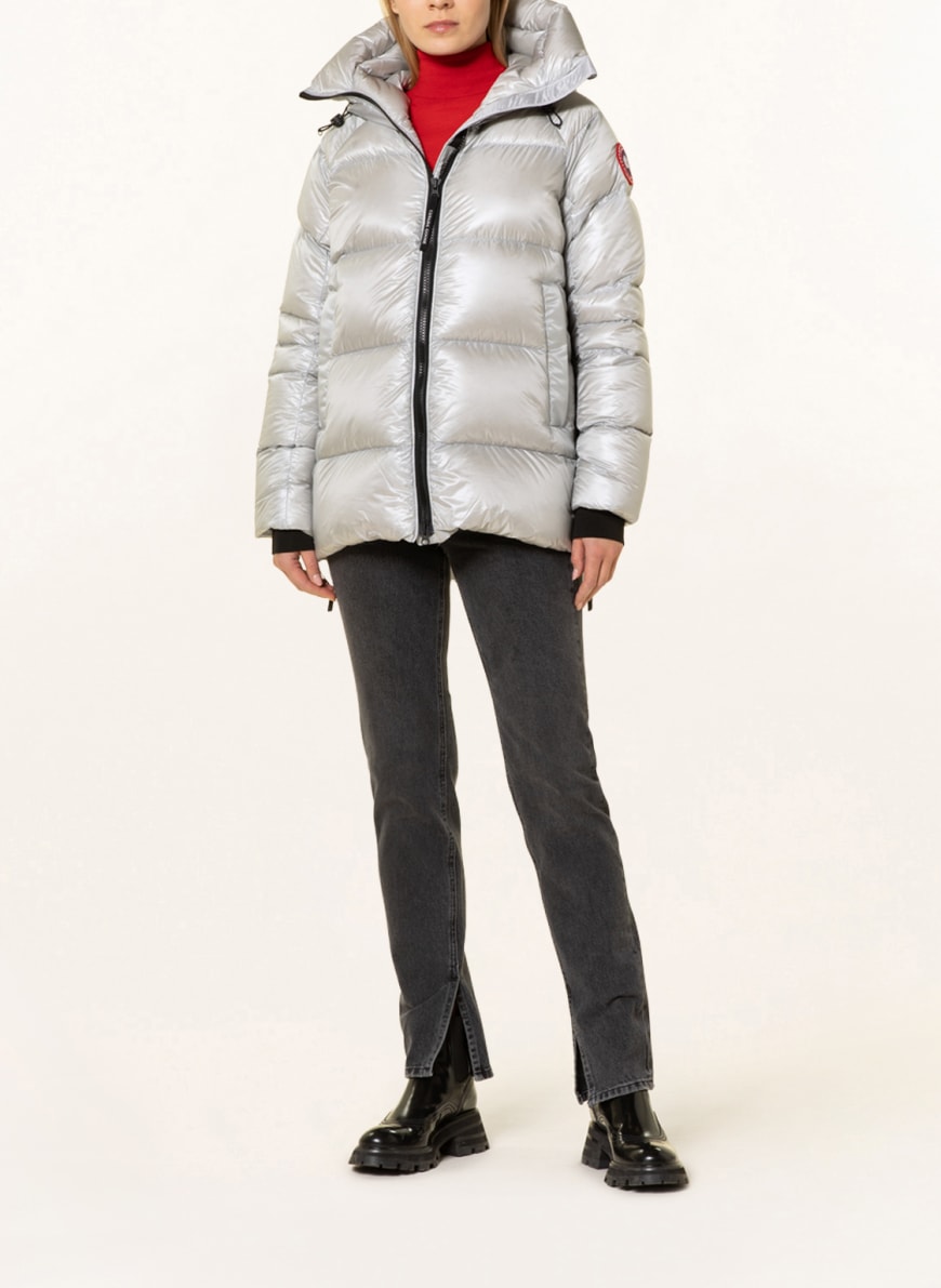 CANADA GOOSE Lightweight down jacket CYPRESS in silver | Breuninger