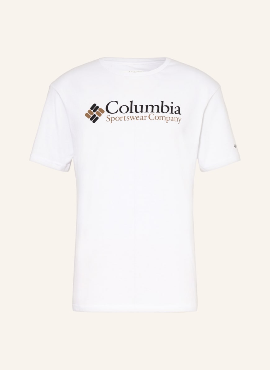 Columbia T-shirt BASIC LOGO, Color: WHITE (Image 1)