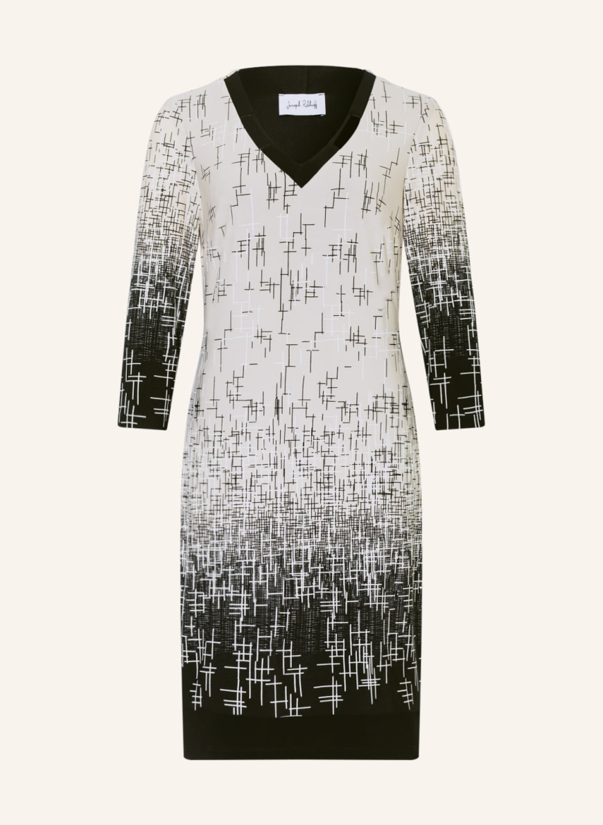 Joseph Ribkoff Kleid mit 3/4-Arm und Cut-outs, Farbe: SCHWARZ/ CREME(Bild 1)
