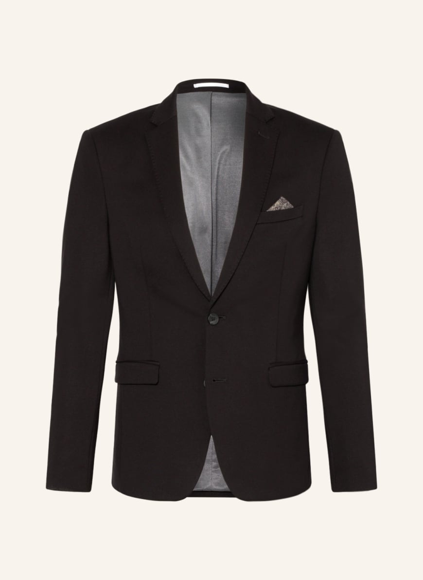PAUL Suit jacket slim fit in jersey in 790 black Breuninger
