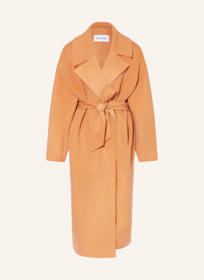 Calvin Klein Oversized wool coat, Color: SALMON(Image 1)