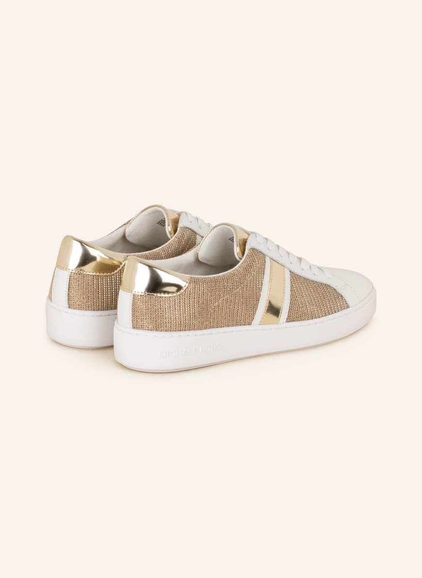 MICHAEL KORS Sneakers IRVING in white/ gold | Breuninger