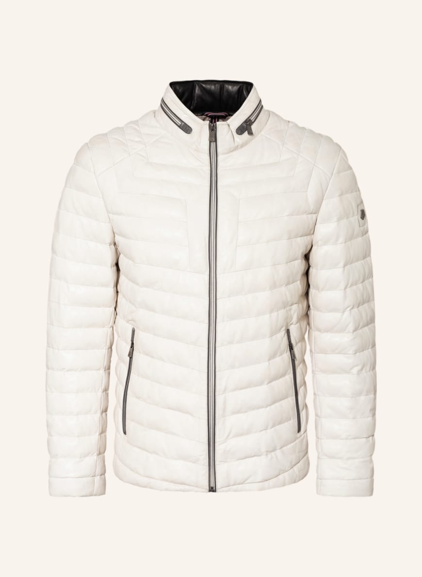 MILESTONE Leather jacket MS-MALIK with SORONA® AURA insulation, Color: ECRU(Image 1)