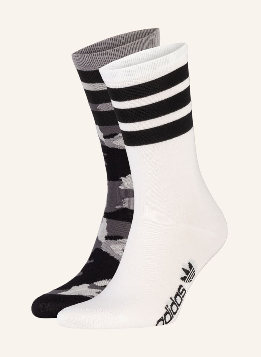 adidas Originals 2-pack socks CAMO CREW, Color: MULTCO/GRETHR(Image 1)