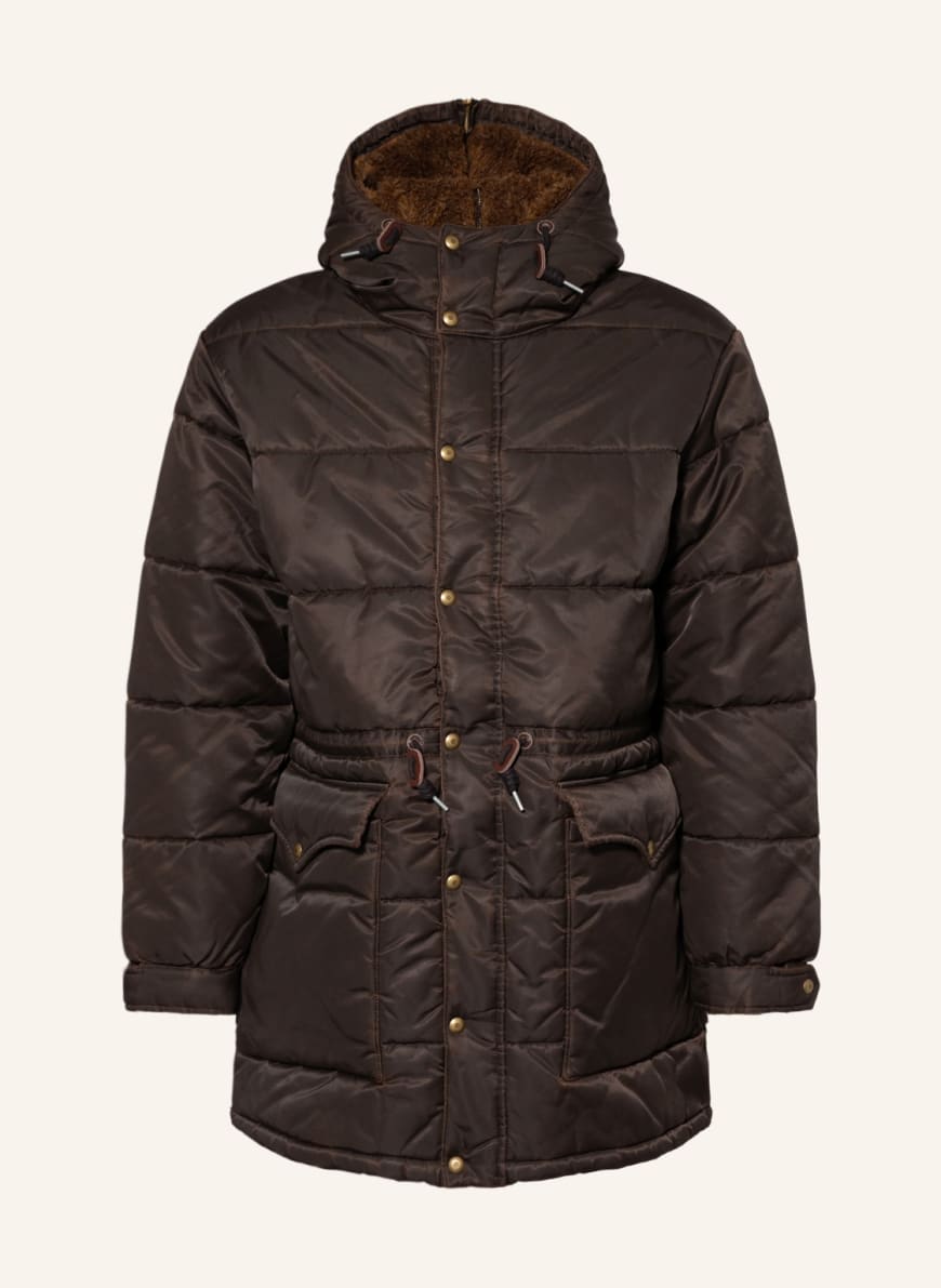 RRL Quilted jacket , Color: BROWN(Image 1)