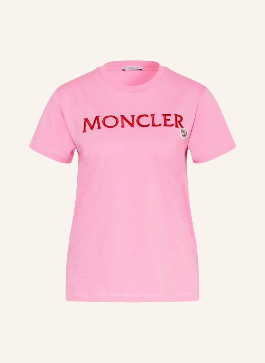 MONCLER T-shirt in pink
