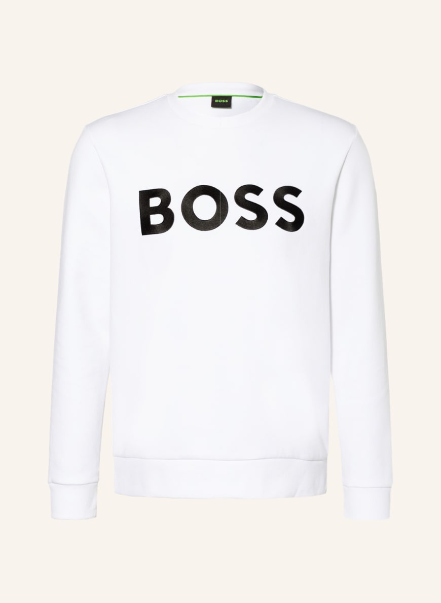 BOSS Sweatshirt SALBO, Farbe: WEISS/ SCHWARZ (Bild 1)
