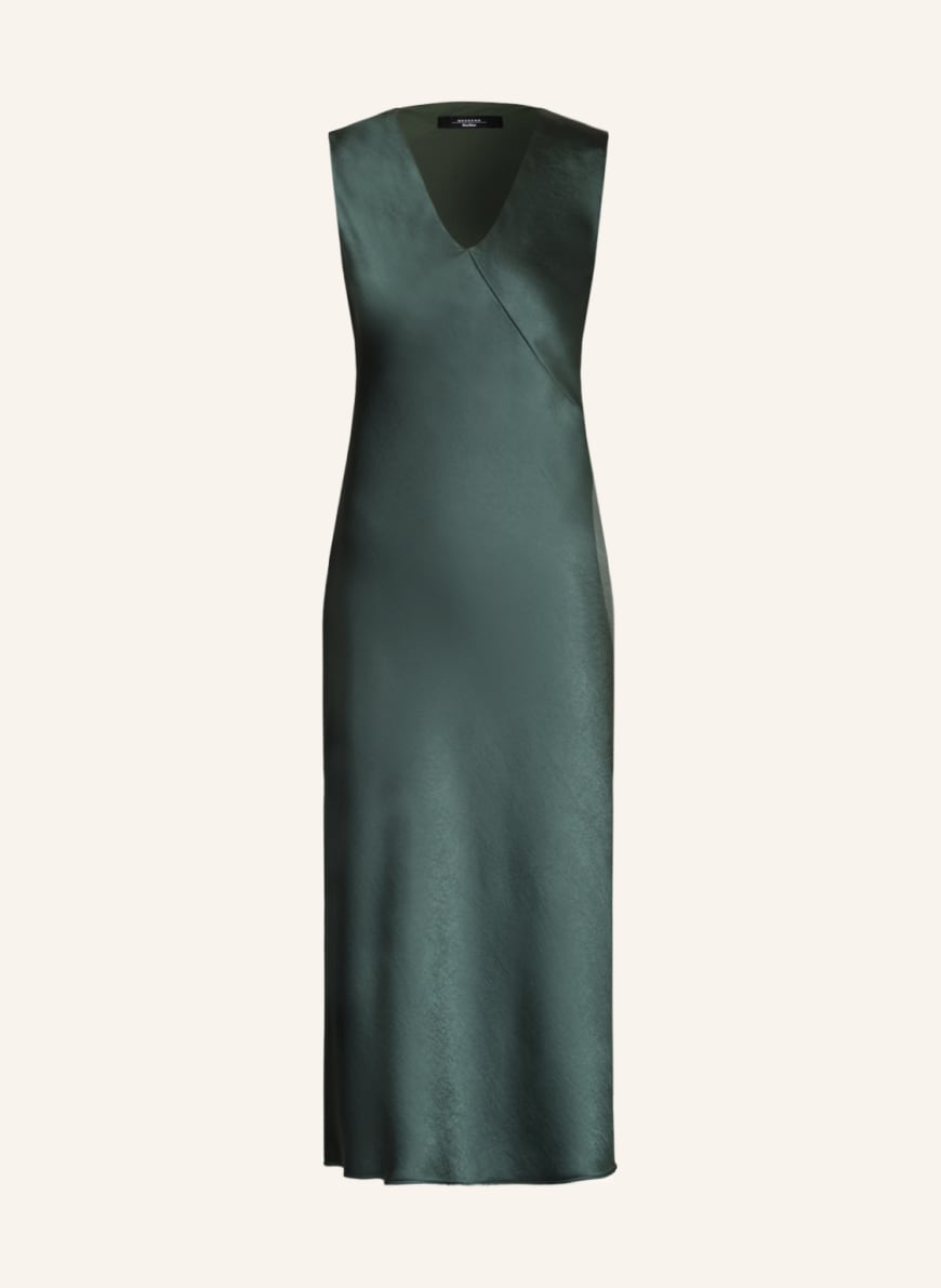 WEEKEND MaxMara Satinkleid PIETRA , Farbe: DUNKELGRÜN(Bild 1)