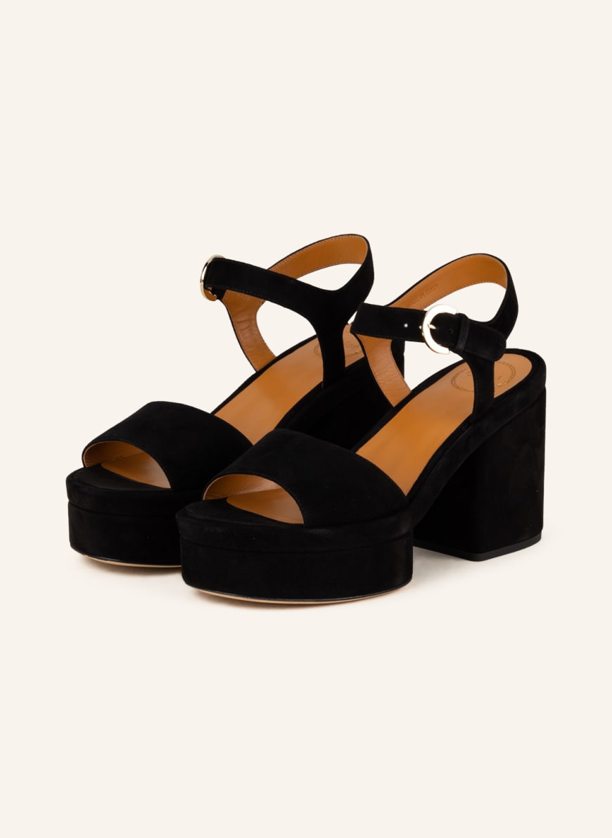 Chloé Platform sandals ODINA , Color: 001 BLACK(Image 1)