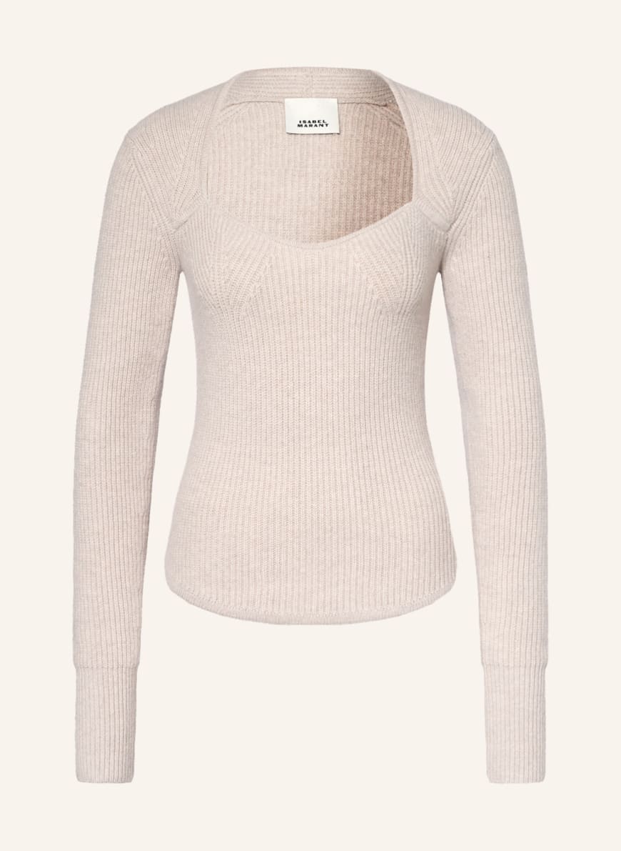ISABEL MARANT Sweater BAILEY with cashmere, Color: BEIGE(Image 1)
