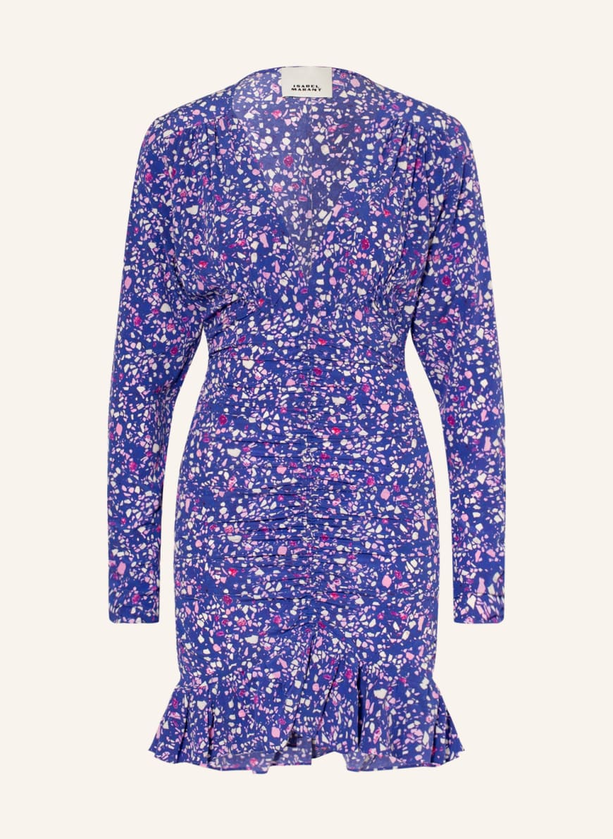 ISABEL MARANT Silk dress LARA, Color: PURPLE/ FUCHSIA/ ECRU(Image 1)
