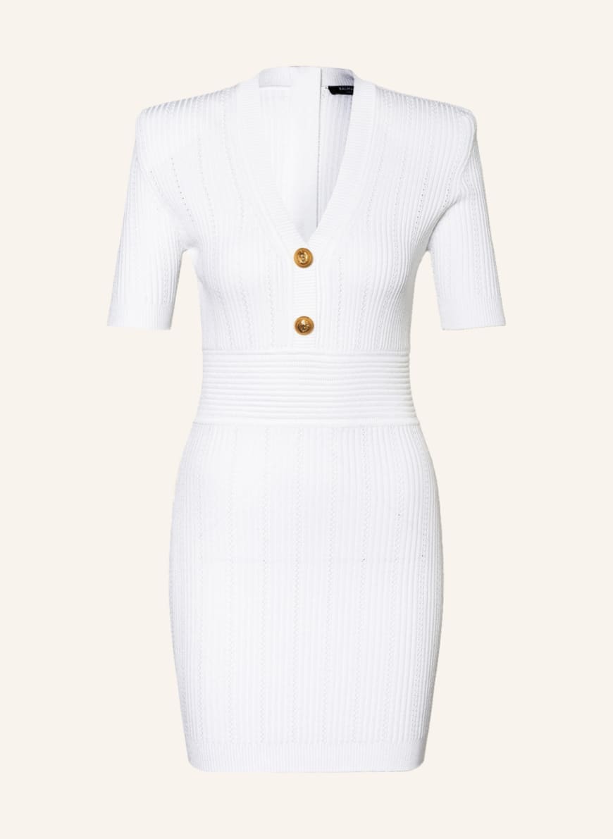 BALMAIN Knit dress, Color: WHITE(Image 1)