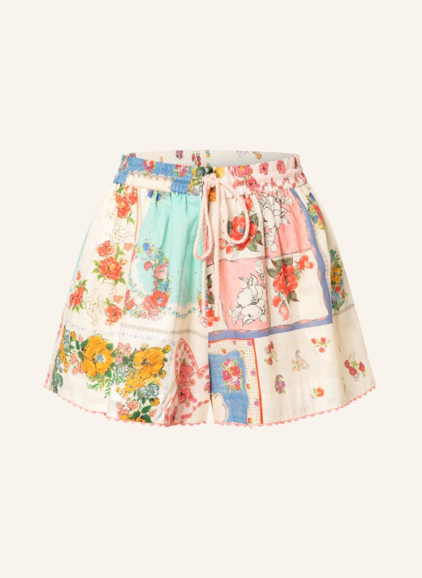 ZIMMERMANN Shorts CLOVER , Farbe: ECRU/ MINT/ HELLROT (Bild 1)