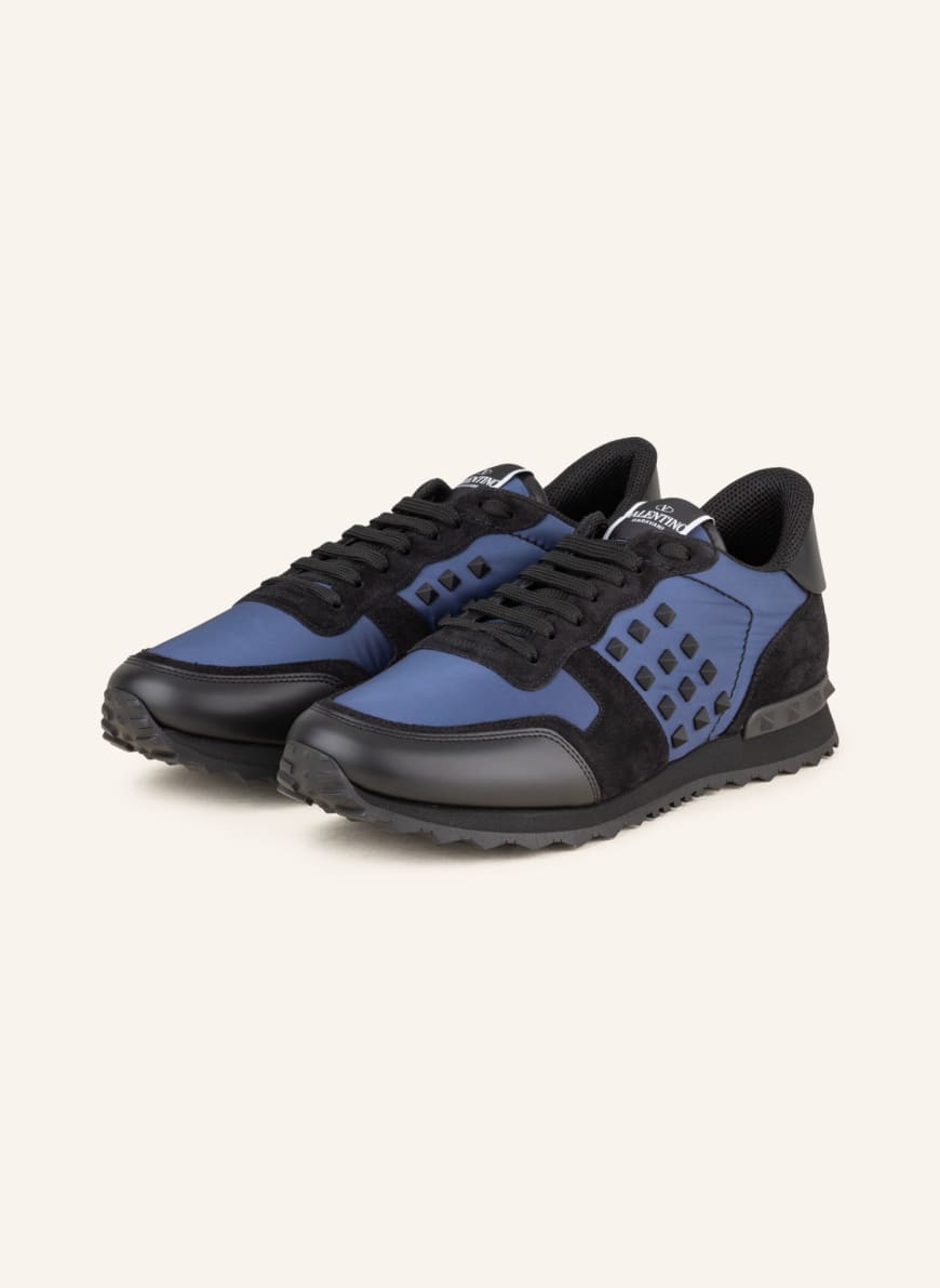 VALENTINO GARAVANI Sneakers ROCKSTUD in black blue