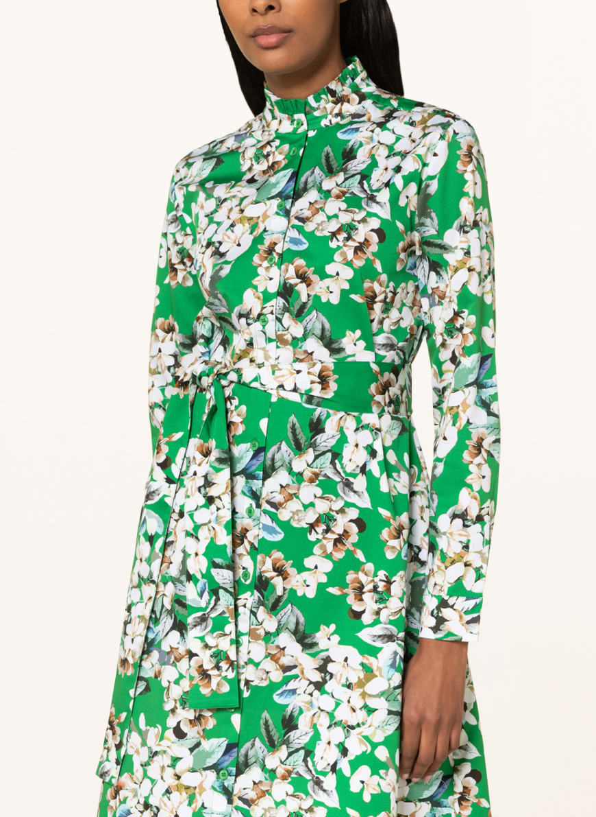 MRS & HUGS Shirt dress in green/ white/ light blue | Breuninger